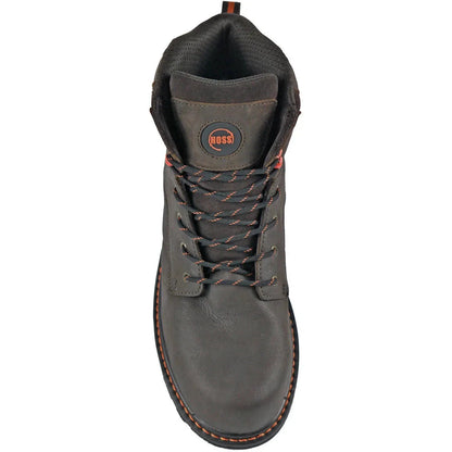 Hoss Men's Carson 6" Soft Toe Slip Resistant Work Boot - Brown 60414  - Overlook Boots