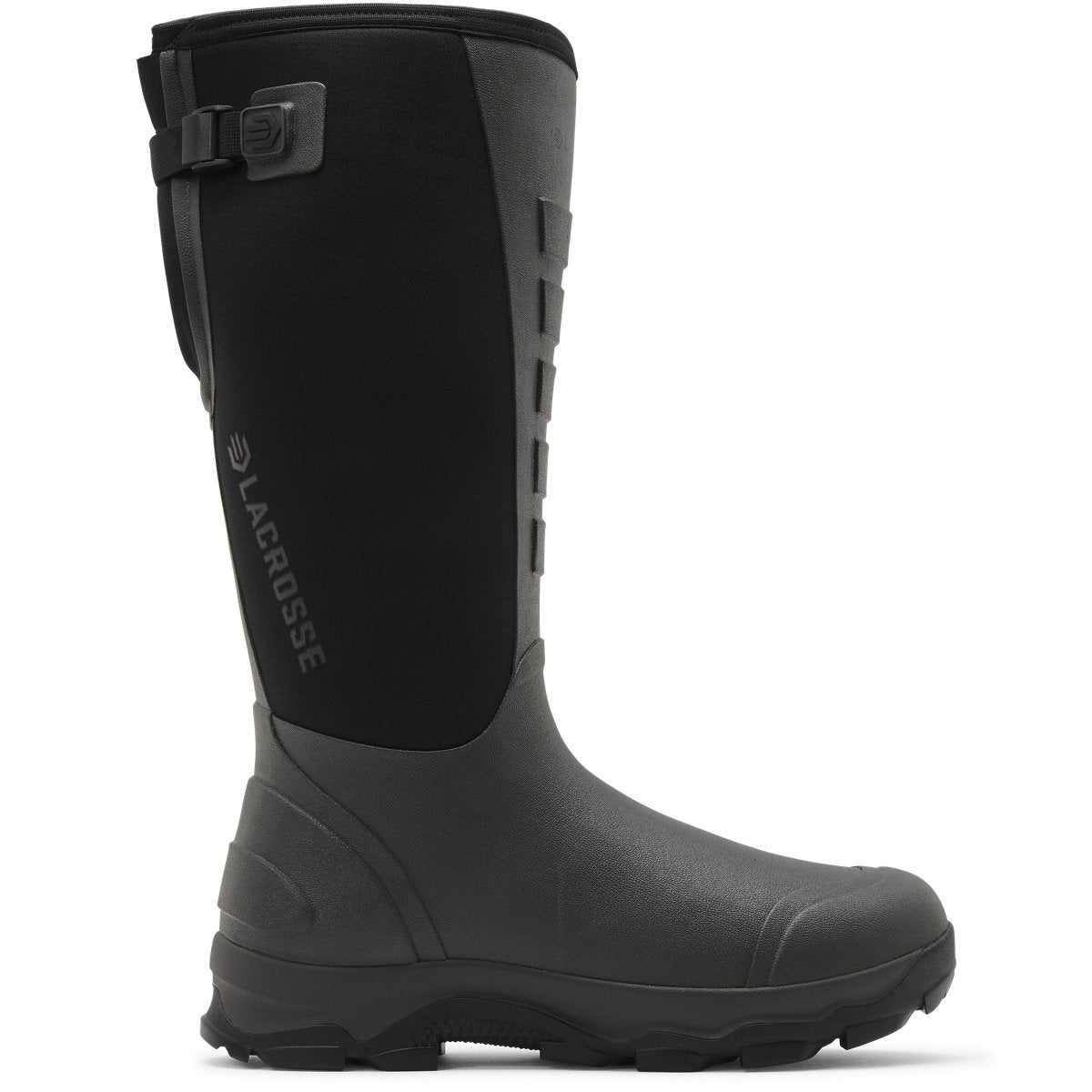 Lacrosse Men's Alpha Lite 16" Plain Toe Waterproof Outdoor Work Boot - Black - 628001 6 / Medium / Black - Overlook Boots