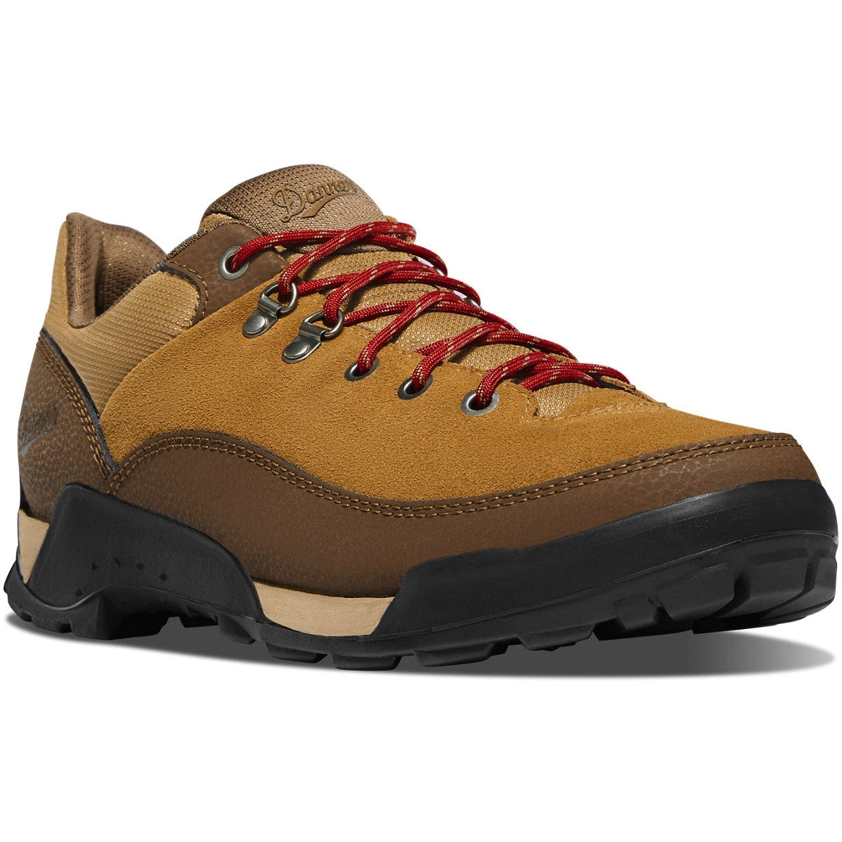 Danner Men's Panorama Low 4" Waterproof Hiking Shoe - Brown/Red - 63470  - Overlook Boots
