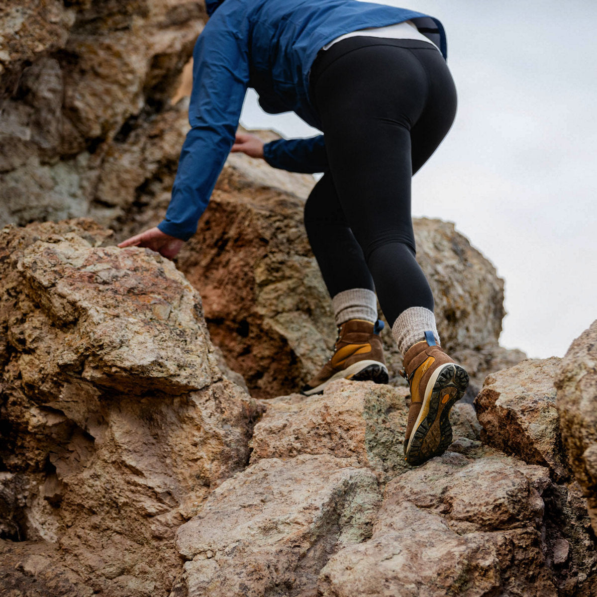Danner Women's Inquire Mid 5" Waterproof Hiking Boot -Brown/Sand- 64534 - Overlook Boots