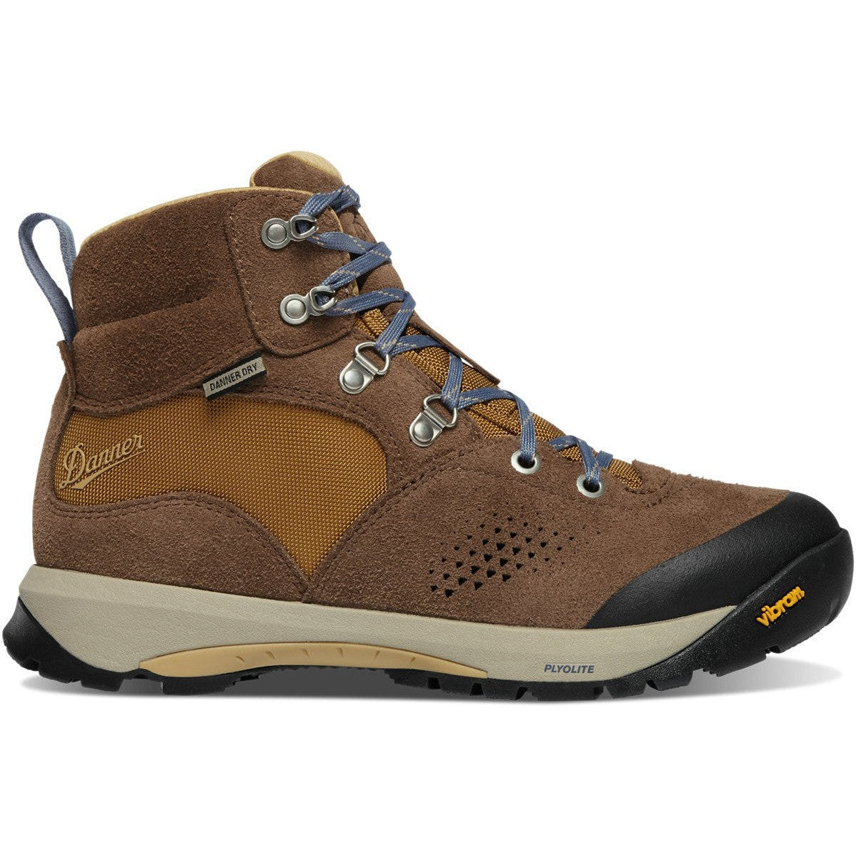 Danner Women's Inquire Mid 5" Waterproof Hiking Boot -Brown/Sand- 64534 - Overlook Boots