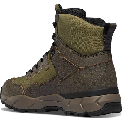 Danner Men's Vital Trail 6" Waterproof Hiking Boot - Brown/Olive - 65301 - Overlook Boots