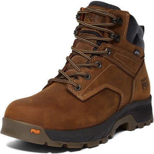 Timberland Pro Men's Titan Evolution 6" Soft Toe Waterproof Work Boot- Brown- TB1A5M2T214 - Overlook Boots