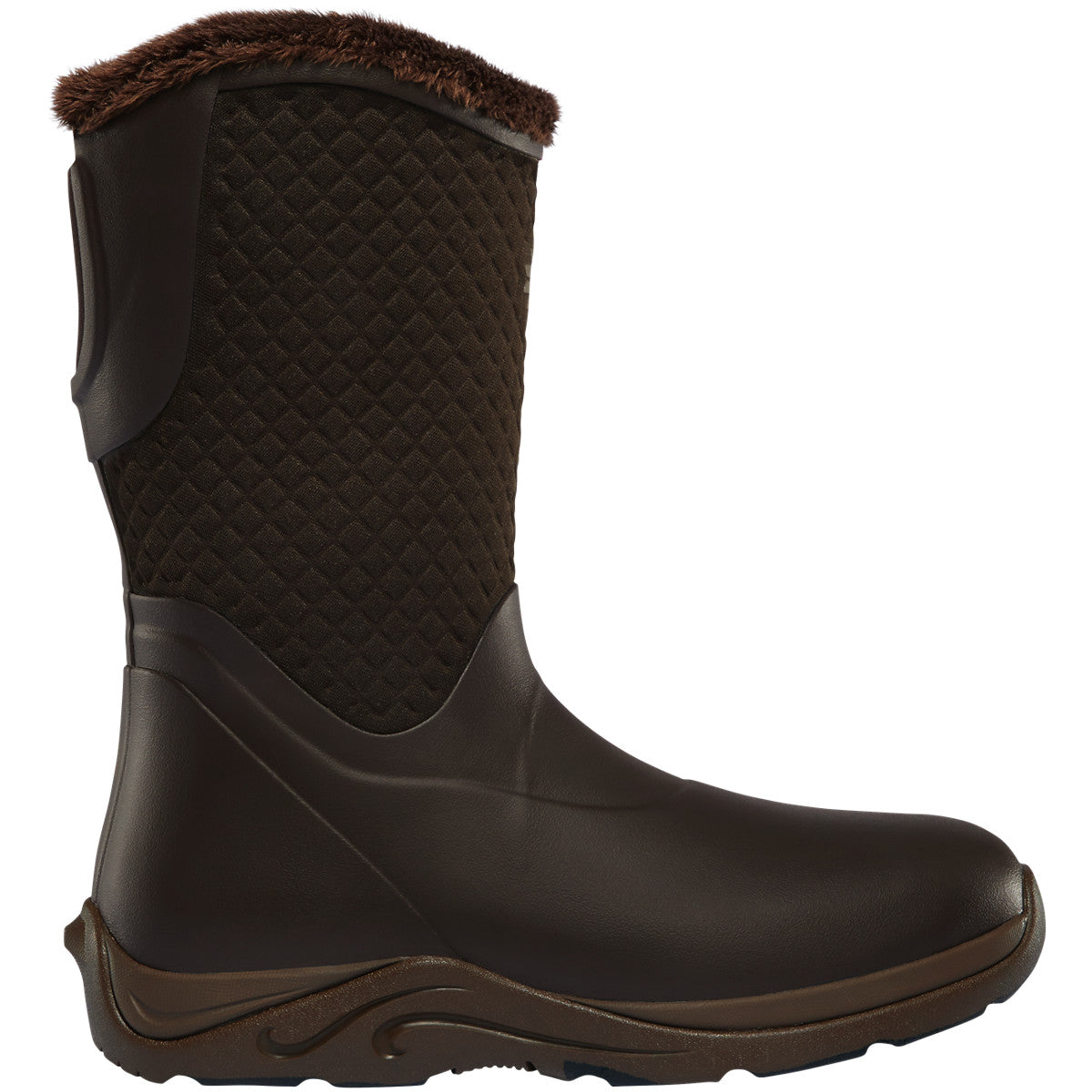 Lacrosse Women's Alpha Cozy 10" Soft Toe Waterproof Pac Rubber Boot - Brown - 656111 5 / Brown - Overlook Boots