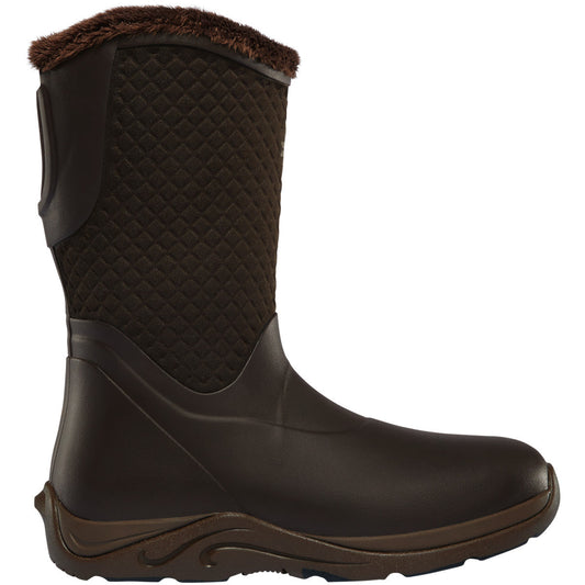Lacrosse Women's Alpha Cozy 10" Soft Toe Waterproof Pac Rubber Boot - Brown - 656111 5 / Brown - Overlook Boots
