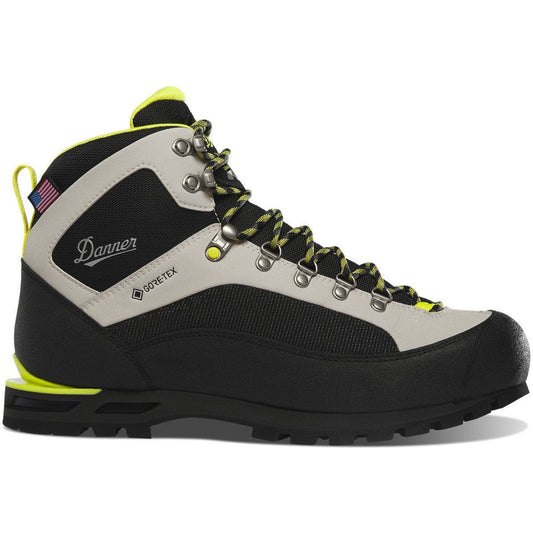 Danner Men's Crag Rat Evo 5.5" Waterproof Hiking Boot -Ice- 65820 7 / Wide / Ice/Yellow - Overlook Boots