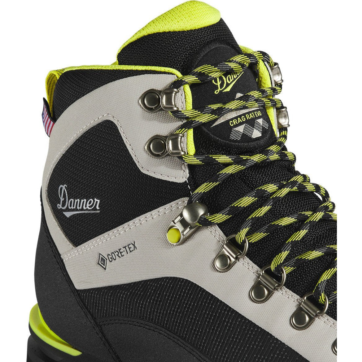 Danner Men's Crag Rat Evo 5.5" Waterproof Hiking Boot -Ice- 65820 - Overlook Boots