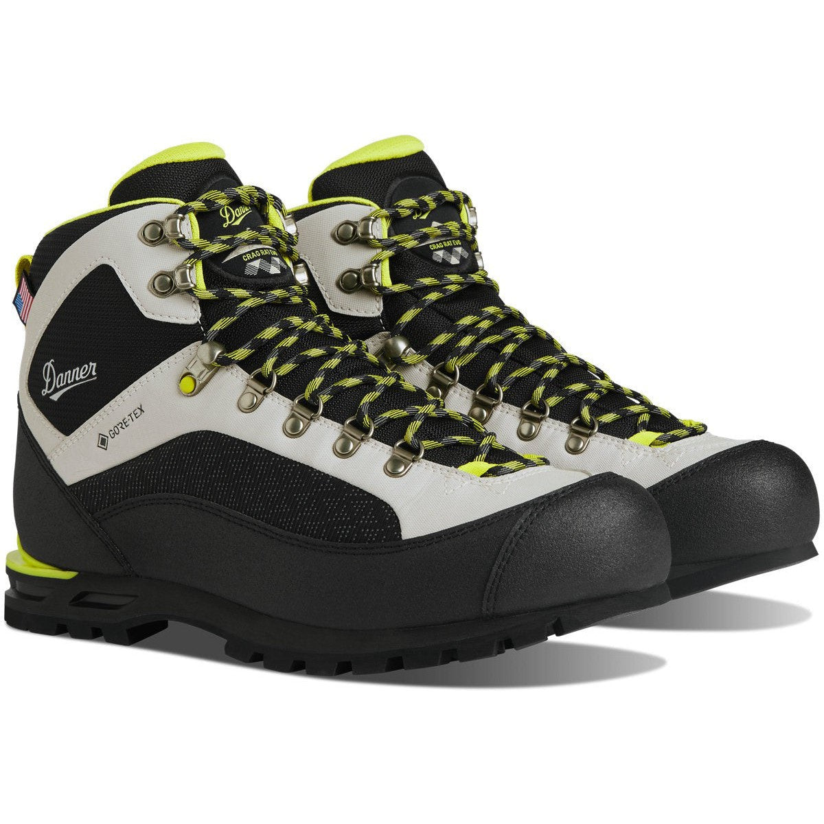 Danner Men's Crag Rat Evo 5.5" Waterproof Hiking Boot -Ice- 65820 - Overlook Boots