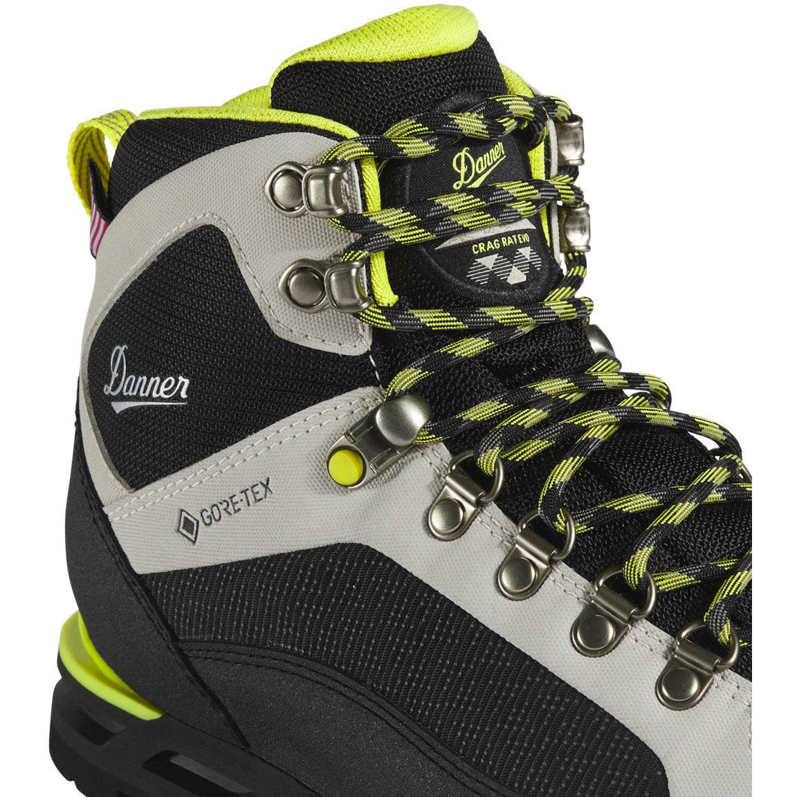 Danner Women's Crag Rat Evo 4.5" Waterproof Hiking Boot -Yellow- 65821 - Overlook Boots