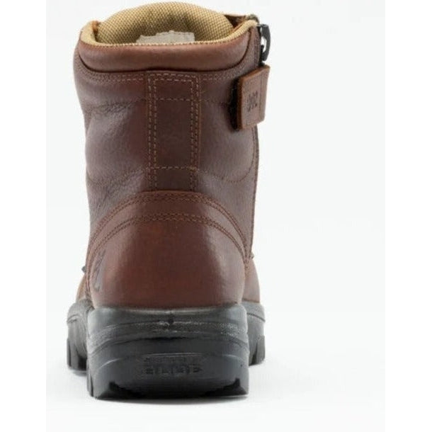 Steel Blue Men's Argyle Met Bump 6" Waterproof MG Steel Toe Side Zipper Work Boot - Oak - 862902 - Overlook Boots