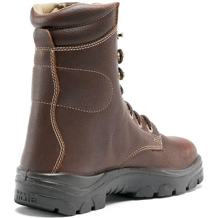 Steel Blue Men's Portland 8" Waterproof Steel Toe Lace Up Work Boot - Oak - 812955 - Overlook Boots
