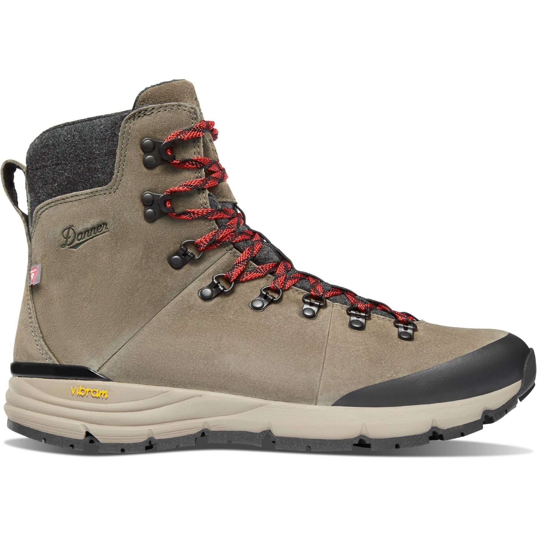 Danner Men's Arctic 600 7" Waterproof 200G Side-Zip Hiking Boot- Brown- 67338 - Overlook Boots