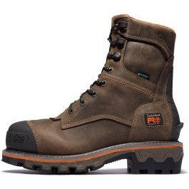 Timberland Pro Men's Boondock Logger Composite Toe Waterproof Work Boot- Brown- TB1A29G9214 - Overlook Boots
