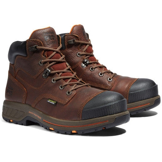 Timberland Helix Heavy Duty Met Guard Work Boot - Men's Composite Toe Waterproof - TB0A1VXG214 7 / Medium / Brown - Overlook Boots