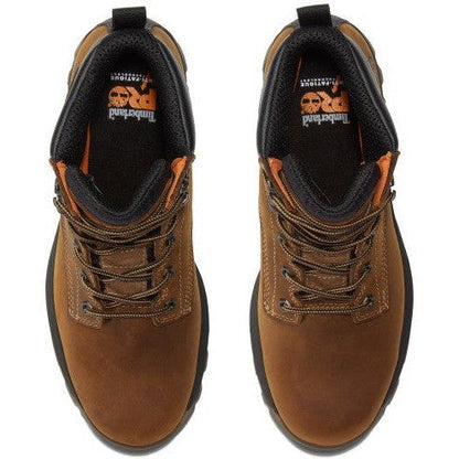 Timberland Pro Men's Titan Evolution 6" Soft Toe Waterproof Work Boot- Brown- TB1A5M2T214 - Overlook Boots