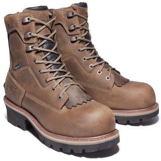 Timberland Pro Men's Evergreen Composite Toe Waterproof 400G Work Boot- TB0A28QQ214 7 / Medium / Brown - Overlook Boots