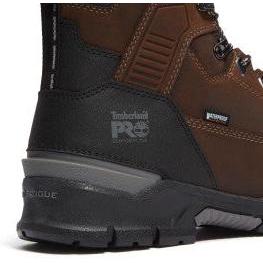 Timberland Pro Men's Endurance EV CSA 8" Comp Toe Work Boot - Brown - TB0A67TQEM4 - Overlook Boots