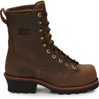 Chippewa Men's Paladin 8" Steel Toe Waterproof 400G Ins Logger Work Boot - 73103 - Overlook Boots