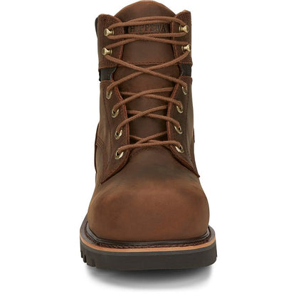 Chippewa Men's Sador 6" Composite Toe Waterproof Lace-Up Work Boot - Tan - 73221 - Overlook Boots
