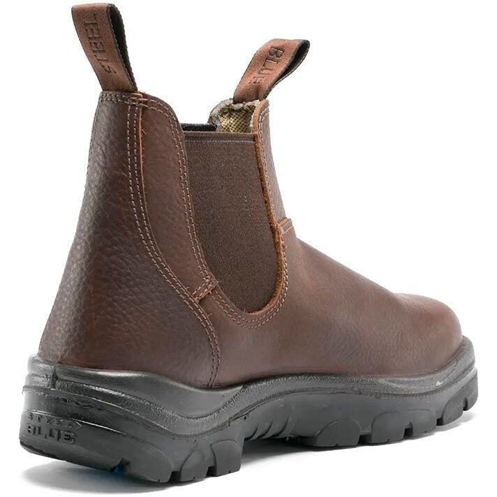 Steel Blue Men's Hobart 6" Waterproof Soft Toe Electrical Hazard Ankle Romeo Work Boot -Oak- 810901 - Overlook Boots