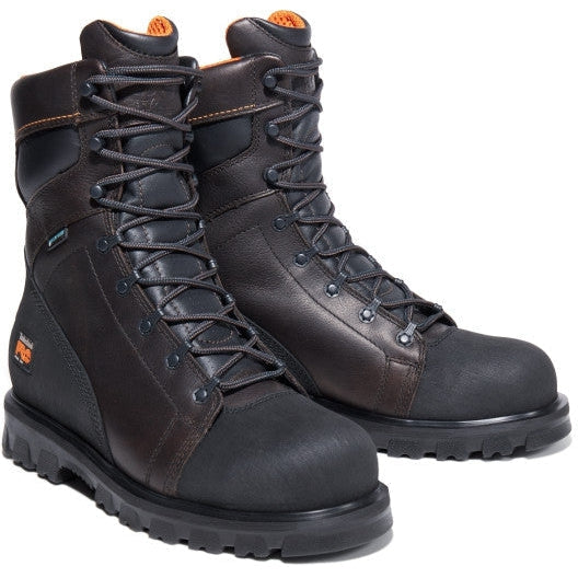 Timberland Pro Men's Rigmaster 8" Steel Toe Waterproof Work Boot -Brown- TB095553214 5 / Medium / Brown - Overlook Boots