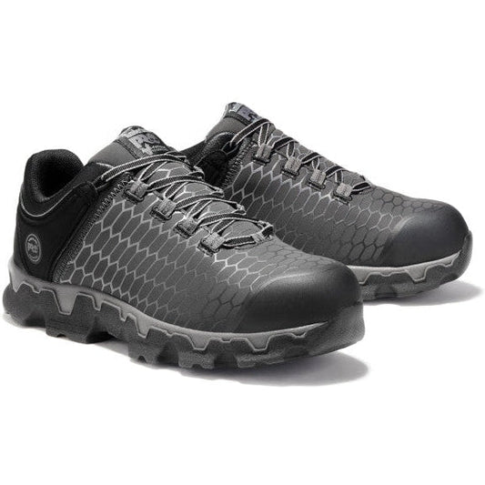 Timberland Pro Men's Powertrain Sport Alloy Toe Sneaker Work Shoe -Black- TB1A1I4S001 7 / Medium / Black - Overlook Boots