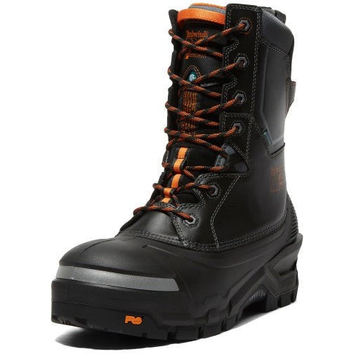 Timberland Pro Men's Pac Max 10" Composite Toe Waterproof Puncture Resistant Work Boot- Black- TB1A5QXJ001 - Overlook Boots