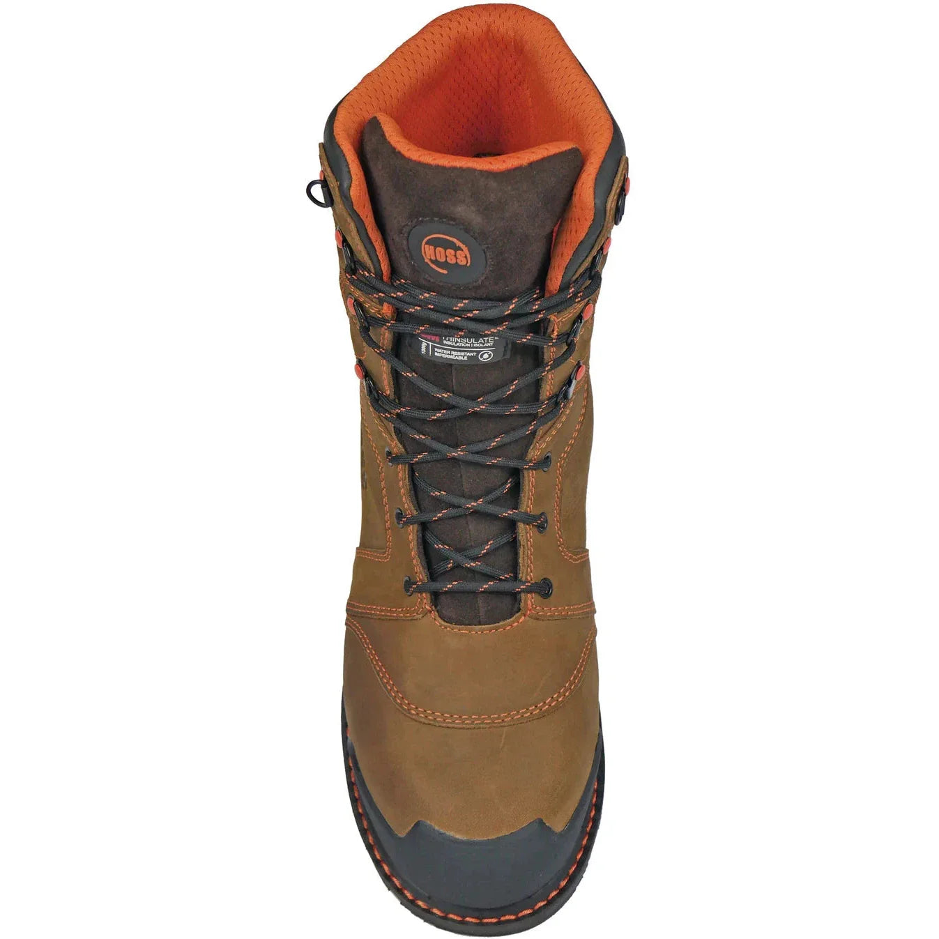 Hoss Men's Clash 9" Composite Toe Waterproof 1000G Insulated Puncture Resistant Boot - Brown 80264 - Overlook Boots