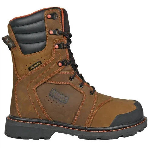 Hoss Men's Clash Soft Toe Wateproof 1000G Insulated Boot - Brown 80265  - Overlook Boots