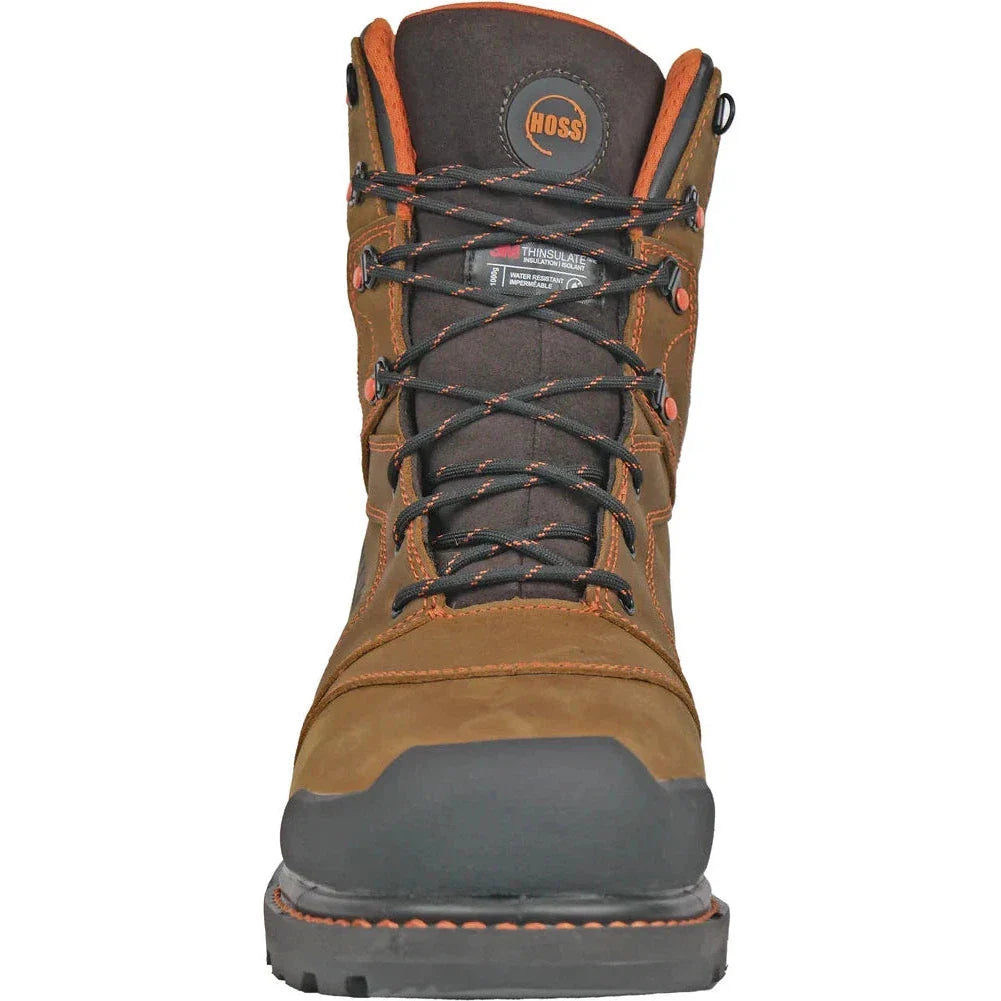 Hoss Men's Clash Soft Toe Wateproof 1000G Insulated Boot - Brown 80265  - Overlook Boots