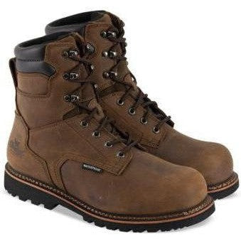 Thorogood Men's V-Series 8" Waterproof Composite Toe Work Boot - Brown - 804-3237 8 / Medium / Brown - Overlook Boots