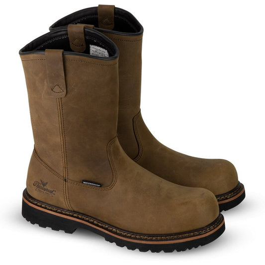 Thorogood Men's Wellington V-Series 11" Composite Toe Waterproof Work Boot- 804-3239 8 / Medium / Brown - Overlook Boots