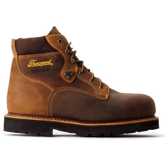 Thorogood Men's Iron River Series 6" Composite Toe Waterproof Work Boot -Brown- 804-4144 - Overlook Boots
