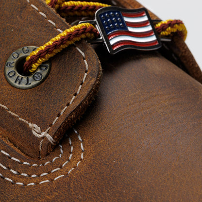 Thorogood Men's Genesis Series 6" Round Toe Waterproof Work Boot -Chestnut- 814-4149 - Overlook Boots