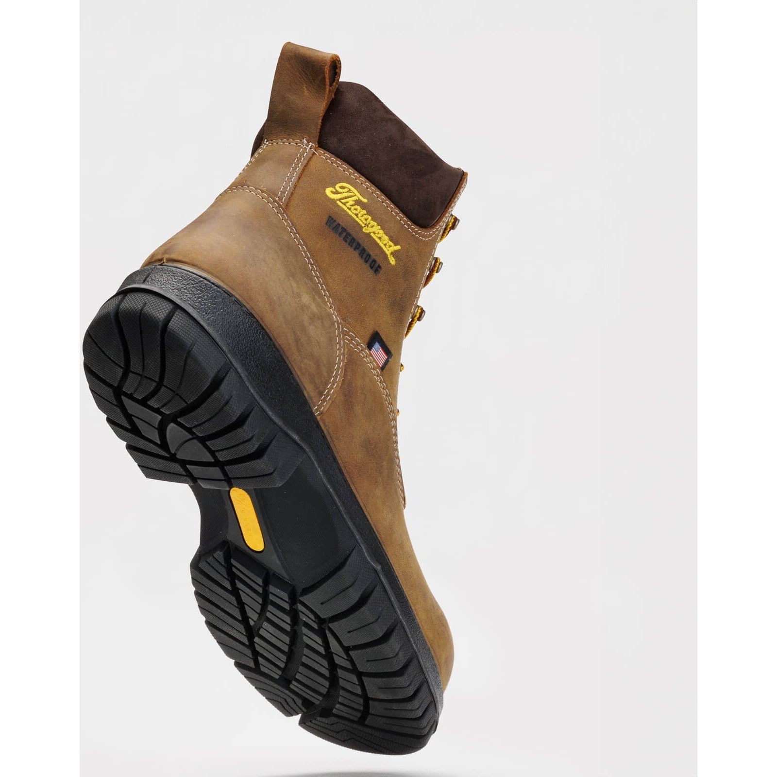 Thorogood Men's Genesis Series 8" Round Toe Waterproof Work Boot -Chestnut- 804-4249 - Overlook Boots