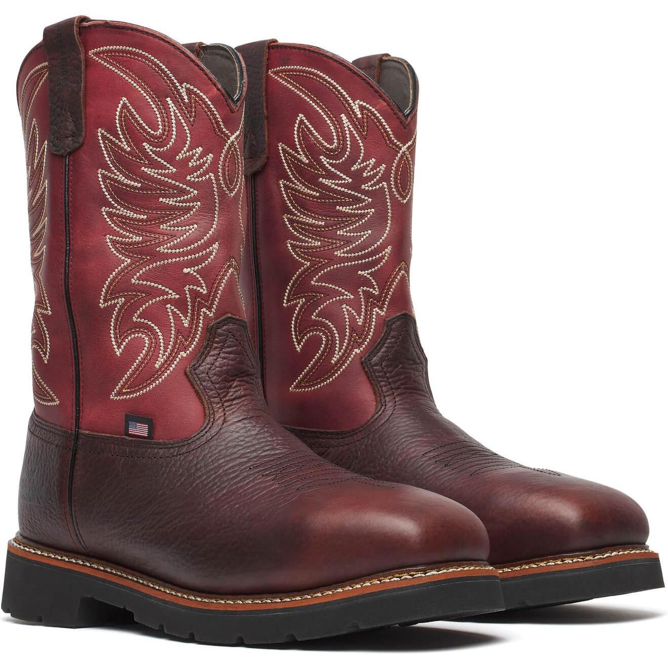 Thorogood Men's Jobsite Series 11" Comp Toe Waterproof Western Work Boot - Crazy - 804-4343 - Overlook Boots