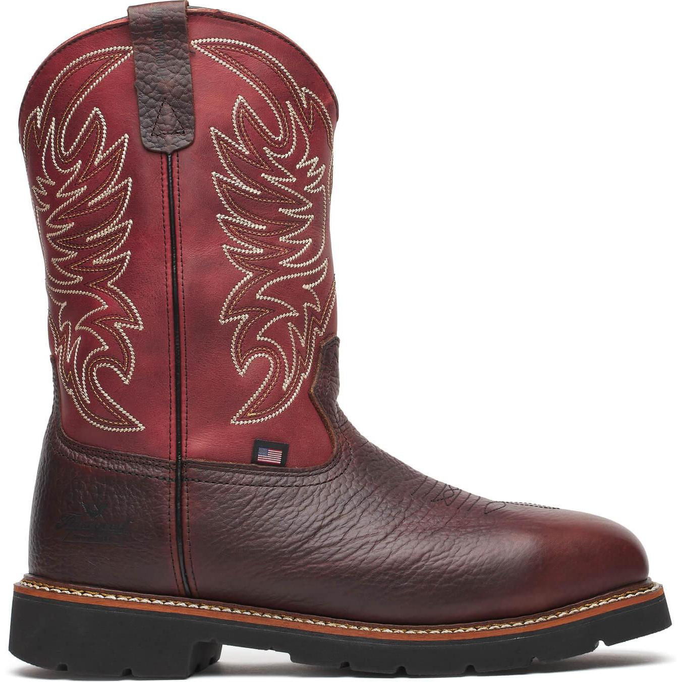 Thorogood Men's Jobsite Series 11" Comp Toe Waterproof Western Work Boot - Crazy - 804-4343 7 / Medium / Crazy Horse - Overlook Boots