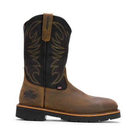 Thorogood Men's American Heritage 11" Steel Toe Waterproof Western USA Made Work Boot - 804-4330 - Overlook Boots