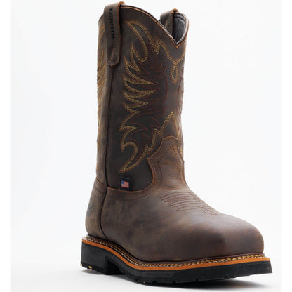 Thorogood Men's Western 11" Safety Toe Waterproof Slip Resistant Work Boot -Horse- 804-4337 - Overlook Boots