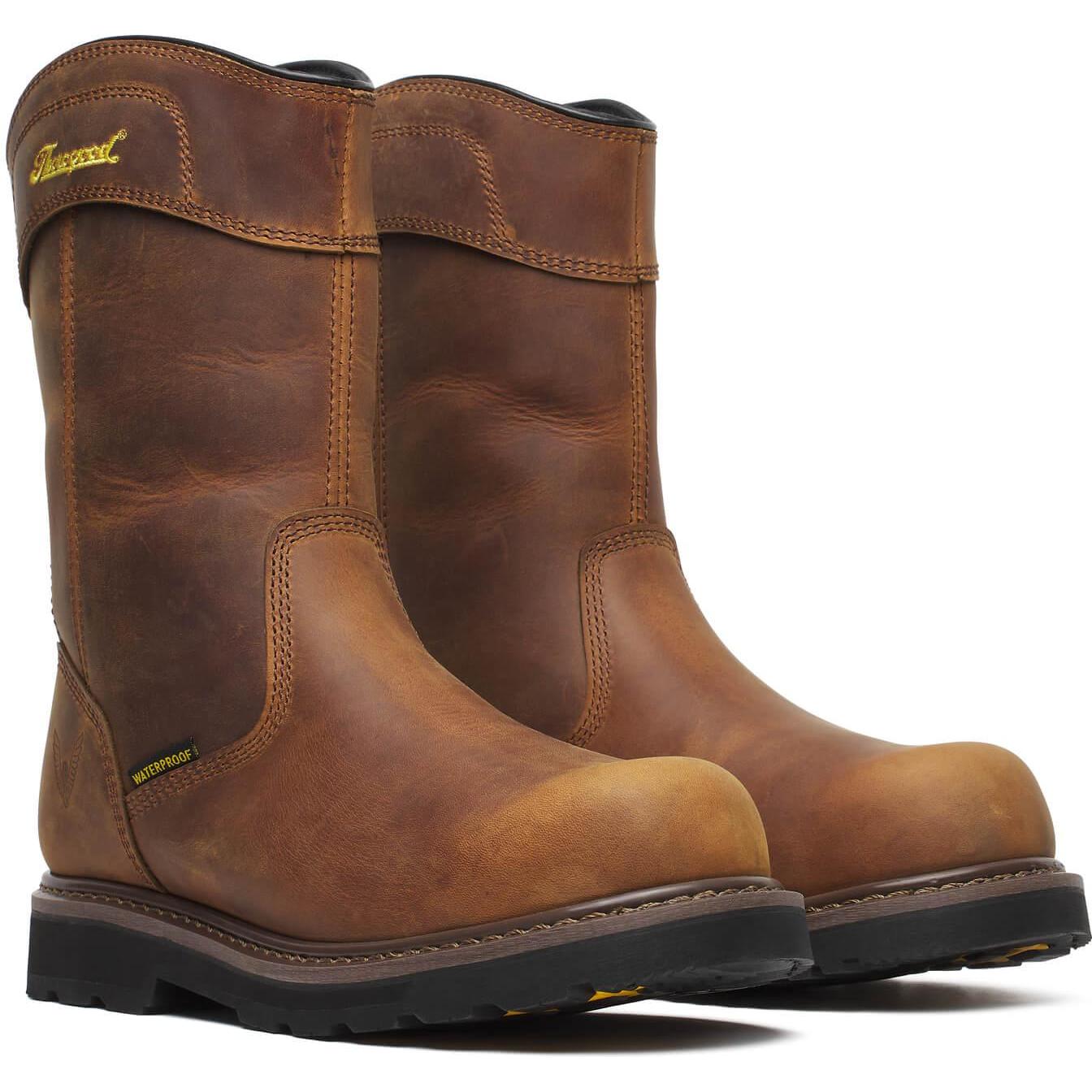 Thorogood Men's Wellington V-Series 11" Semi-oblique Waterproof Work Boot- 804-4343 - Overlook Boots