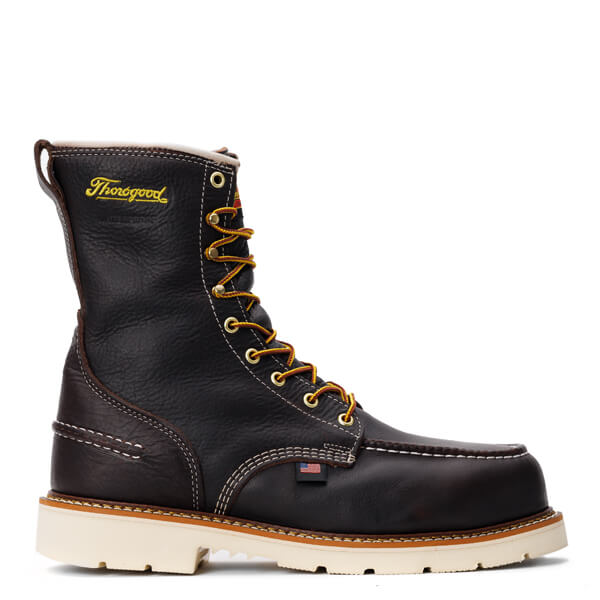 Thorogood Men's 1957 Series 8" Steel Toe Waterproof Made in USA Work Boot- 804-4941 - Overlook Boots
