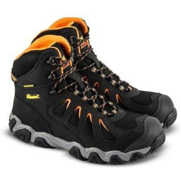 Thorogood Men's Crosstrex 6" Hiker Waterproof Comp Work Boot -Black- 804-6296 8 / Medium / Black - Overlook Boots