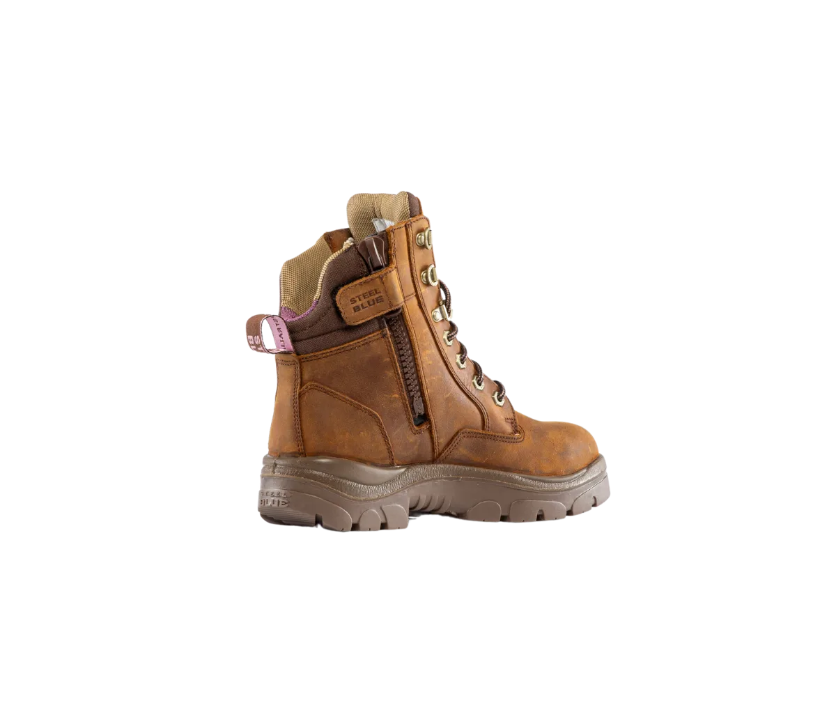 Steel Blue Women's Southern Cross Steel Toe WP Work Boot- Brown- 812859 - Overlook Boots