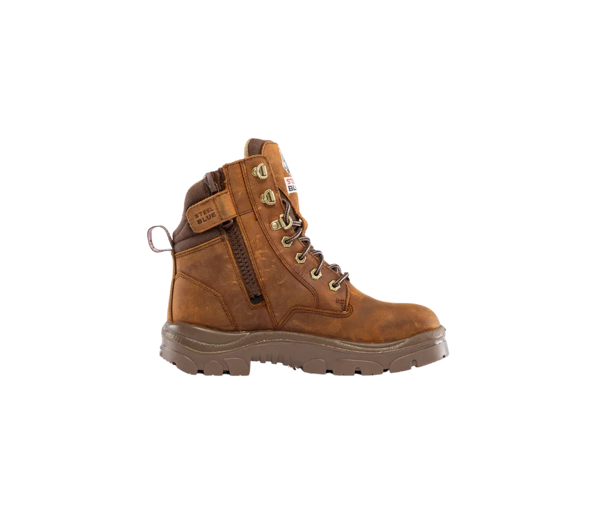 Steel Blue Women's Southern Cross Steel Toe WP Work Boot- Brown- 812859 - Overlook Boots