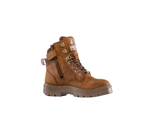 Steel Blue Women's Southern Cross Steel Toe WP Work Boot- Brown- 812859 - Overlook Boots