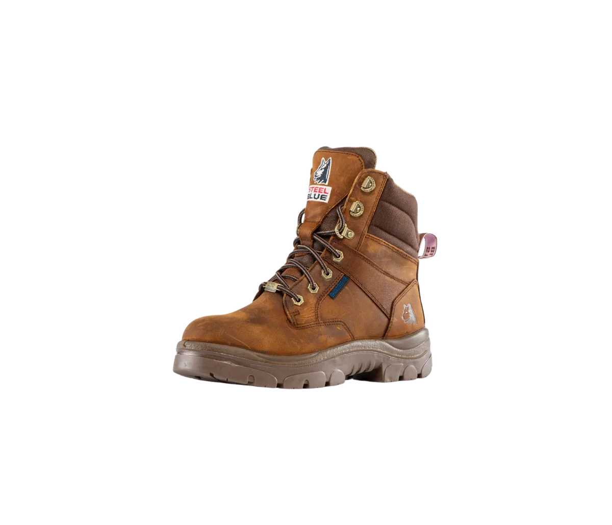 Steel Blue Women's Southern Cross Steel Toe WP Work Boot- Brown- 812859 - Overlook Boots