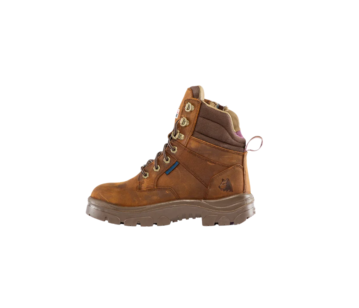 Steel Blue Women's Southern Cross Steel Toe WP Work Boot- Brown- 812859 - Overlook Boots