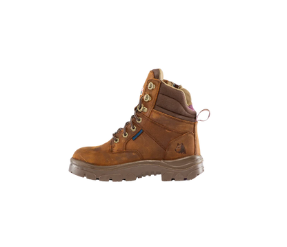 Steel Blue Women's Southern Cross Steel Toe WP Work Boot- Brown- 812859 - Overlook Boots