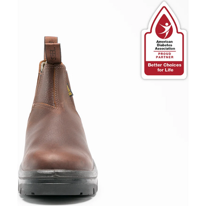 Steel Blue Men's Hobart 6" Steel Toe Waterproof Ankle Work Boot - OAK - 812901 - Overlook Boots