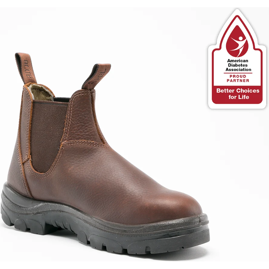 Steel Blue Men's Hobart 6" Steel Toe Waterproof Ankle Work Boot - OAK - 812901 - Overlook Boots